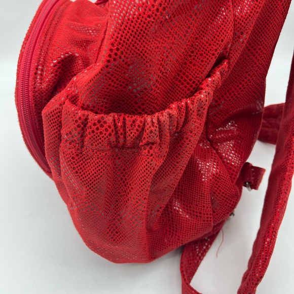 Kalencom  of New Orleans Red Multi Purpose Backpack. - Picture 3 of 8